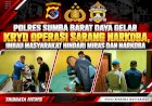 POLRES-SUMBA-BARAT-DAYA-GELAR-KRYD-OPERASI-SARANG-NARKOBA,-IMBAU-MASYARAKAT-HINDARI-MIRAS-DAN-NARKOBA