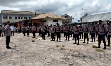 Apel-Kesiapan-BKO-Pilkada-Sumba-Barat,-Kapolres-Sumba-Barat-Daya-Tekankan-Netralitas-Kepada-Personelnya