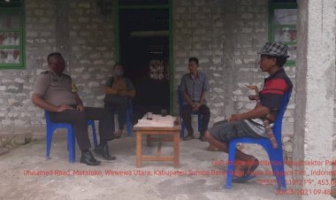 Putuskan-Mata-Rantai-Covid-19,-Jajaran-Bhabinkamtibmas-Polres-Sumba-Barat-Daya-Serentak-Berkoordinasi-Mengenai-Pembentukan-Posko-PPKM-Di-Desa-Binaanya