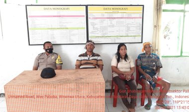 Bhabinkamtibmas-Polsubsektor-Palla-Laksanakan-Pengamanan-Rapat-Penetapan-Dan-Pengundian-Nomor-Urut-Calon-Kades-Serentak-30-Juni-2021