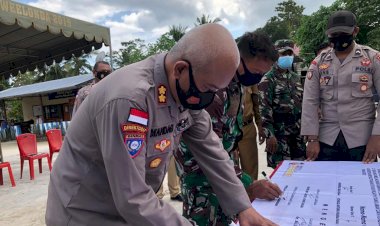 H-9-Jelang-Pilkades-Serentak-30-Juni-2021,-Polsek-Loura-Gelar-Deklarasi-Damai