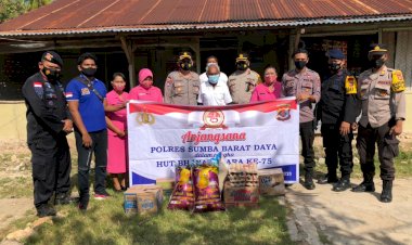 Jelang-1-Juli-2021,-Dalam-Rangka-Memperingati-Hut-Bhayangkara-Ke-75-Polres-Sumba-Barat-Daya-Laksanakan-Anjangsana-Ke-kediaman-Purnawirawan