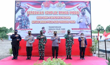 Resmikan-Pembangunan-Komplek-Brimob-Presisi,-Kapolri-Ingatkan-Pentingnya-Sinergitas-TNI-Polri