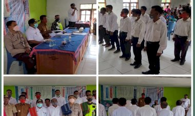 Kapolsek-Wewewa-Selatan-Jamin-Pelaksanaan-Pelantikan-Perangkat-Desa-Riti-Baru-Berjalan-Dengan-Kondusif