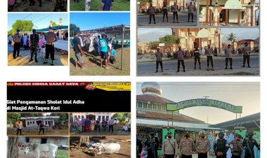 Lancar,-Aman-Dan-Kondusif,-Gabungan-Personel-Polres-SBD-Laksanakan-PAM-Sholat-Idul-Adha