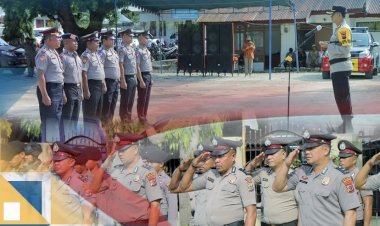 Sambut-Tahun-Baru,-18-Personel-Polres-SBD-Di-Anugerahi--Pengkat-Setingkat-Lebih-Tinggi