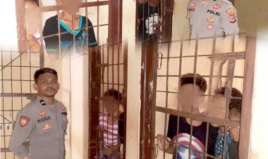Pastikan-Sehat-Dan-Lengkap,-Personel-Polsek-Kodi-Bangedo-Cek-Tahanan