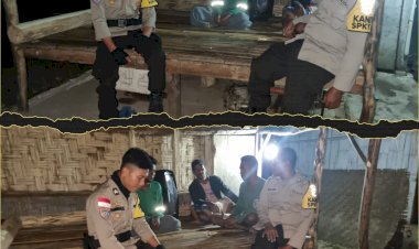Persempit-Tindak-Kejahatan,-Jajaran-Polsek-Polres-SBD-Rutin-Patroli-Malam