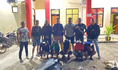 Komitmen-Brantas-Judi,-Sat-Reskrim-Polres-SBD-Amankan-10-Pelaku-Tersangka-Tindak-Pidana-Perjudian