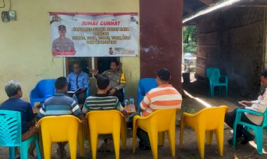 Jum'at-Curhat-:-Wakapolres-SBD-Menghimbauan-Kepada-Masyarakat-Welonda-Jelang-Pemilu