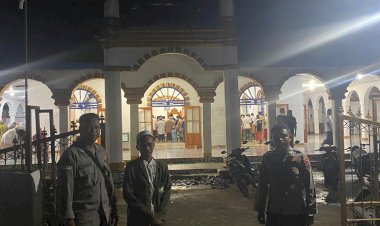 Beri-Rasa-Nyaman,-Personel-Polsek-Bondo-Kodi--Rutin-Laksanakan-Pengamanan-Sholat-Tarawih