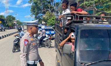 Budaya-Tertib-Lalu-Lintas,-Polres-SBD-Rutin-Laksanakan-Strong-Point