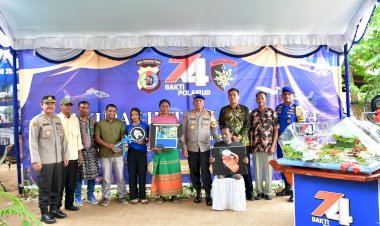 Peresmian-Bedah-Rumah-Warnai-Perayaan-HUT-ke-74-Ditpolairud-Polda-NTT