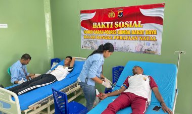 Polres-Sumba-Barat-Daya-Warnai-Natal-Bersama-Dengan-Gelar-Donor-Darah