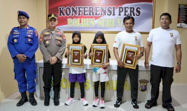 Dukung-Pelajar-di-Dunia-Olahraga,-Polres-Seruyan-Beri-Penghargaan-2-Atlet-Muda-Berprestasi