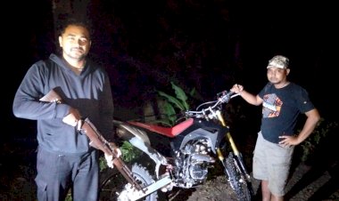 Operasi-Cepat-Dan-Terkoordinasi,-Kendaraan-Bermotor-CRF-150-Milik-Pater-Ferdinandus-di-Temukan-Oleh-Sat-Reskrim-Polsek-Kota-Tambolaka