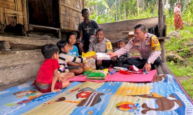 POLSEK-WEWEWA-BARAT-SALURKAN-BANTUAN-SOSIAL-MELALUI-PROGRAM-“MINGGU-KASIH”-DI-DESA-RABA-EGE