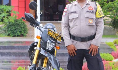 Bhabinkamtibmas-Polres-Sumba-Barat-Daya-Sampaikan-Terima-Kasih-kepada-Komisi-III-DPR-RI-atas-Bantuan-Motor-Dinas