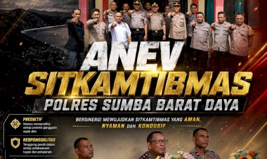 POLRES-SUMBA-BARAT-DAYA-GELAR-ANEV-SITKAMTIBMAS-DI-POLSEK-WEWEWA-SELATAN
