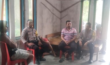 Bhabinkamtibmas-Desa-Noha-Sambangi-Warga,-Imbau-Waspada-Pencurian-Ternak-dan-Jaga-Kamtibmas