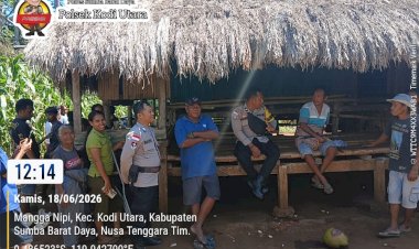 Polsek-Kodi-Utara-Intensifkan-Patroli-Cipta-Kondisi,-Ajak-Masyarakat-Jaga-Kamtibmas