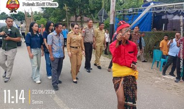 Kapolsek-Kodi-Utara-Monitoring-Peresmian-Kantor-KSP-Kopdit-Pintu-Air-Cabang-Kodi,-Dukung-Penguatan-Ekonomi-Masyarakat