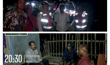 Patroli-Malam-Polsek-Wewewa-Barat-Jaga-Kondusivitas-Wilayah,-Situasi-Kamtibmas-Tetap-Aman