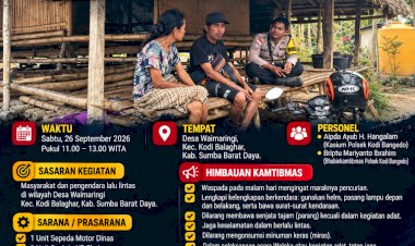 Polsek-Kodi-Bangedo-Gelar-Patroli-Presisi-Cipkon,-Imbau-Warga-Tertib-Berlalu-Lintas
