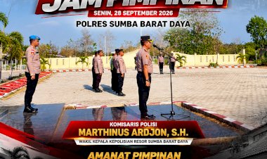 Wakapolres-Sumba-Barat-Daya-Pimpin-Apel-Pagi-Jam-Pimpinan,-Tekankan-Disiplin-dan-Pelayanan-Masyarakat