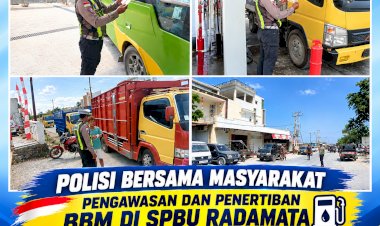 POLISI-BERSAMA-MASYARAKAT:-PENGAWASAN-DAN-PENERTIBAN-BBM-DI-SPBU-RADAMATA