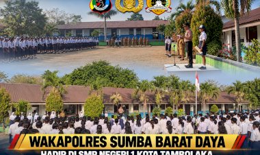 WAKAPOLRES-SUMBA-BARAT-DAYA-HADIR-DI-SMP-NEGERI-1-KOTA-TAMBOLAKA,-TANAMKAN-DISIPLIN-DAN-KARAKTER-GENERASI-MUDA