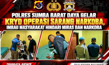 POLRES-SUMBA-BARAT-DAYA-GELAR-KRYD-OPERASI-SARANG-NARKOBA,-IMBAU-MASYARAKAT-HINDARI-MIRAS-DAN-NARKOBA