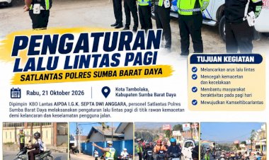 SATLANTAS-POLRES-SUMBA-BARAT-DAYA-GELAR-STRONG-POINT-PAGI,-WUJUDKAN-KELANCARAN-LALU-LINTAS-DI-TAMBOLAKA