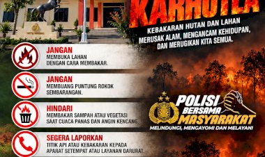 KAPOLRES-SUMBA-BARAT-DAYA-IMBAU-MASYARAKAT-CEGAH-KARHUTLA,-JANGAN-MEMBUKA-LAHAN-DENGAN-CARA-MEMBAKAR