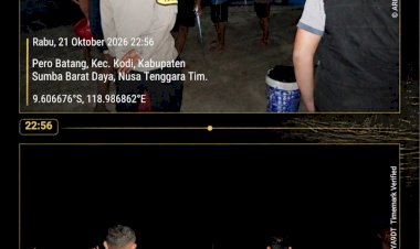 Polsek-Kodi-Gelar-Patroli-Cipkon-di-Pero-Konda,-Cegah-Gangguan-Kamtibmas