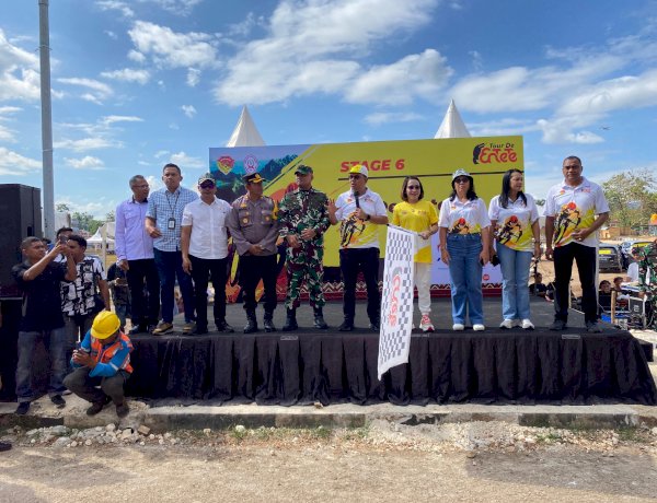 Stage 6 Tour de Entete di Sumba Barat Daya Berjalan Lancar, Bupati SBD Umumkan Donasi untuk Korban di Nagekeo