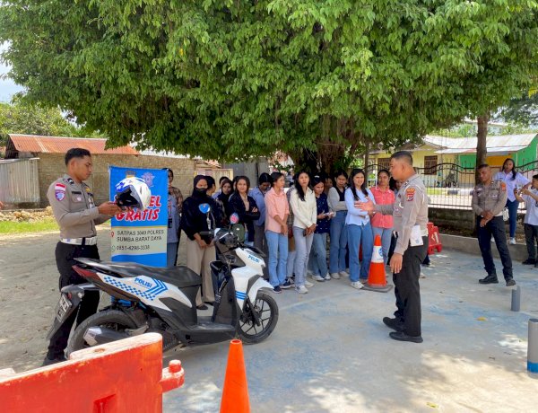 Sosialisasi Safety Riding: Sat Lantas Polres SBD dan PNM Wujudkan Keselamatan Berkendara