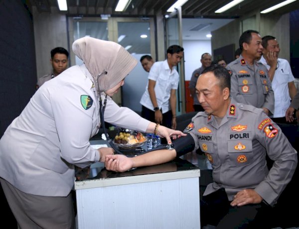 Jelang Hari Jadi ke-74, Humas Polri Gelar Donor Darah
