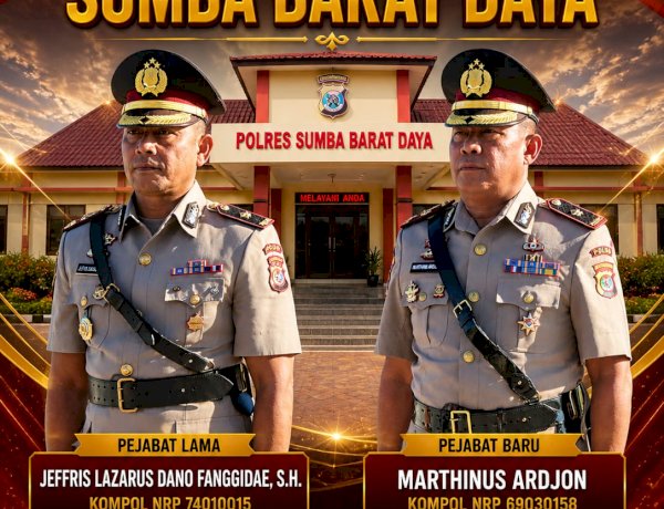 SERAH TERIMA JABATAN WAKAPOLRES SUMBA BARAT DAYA BERLANGSUNG KHIDMAT