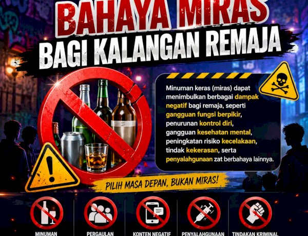 BAHAYA MIRAS BAGI KALANGAN REMAJA, ANCAM MASA DEPAN GENERASI MUDA