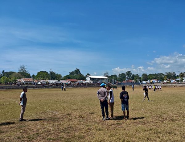 Polres Sumba Barat Daya Amankan Lanjutan Turnamen Liga Pelajar Indonesia Tingkat SMA/SMK Se-Kabupaten Sumba Barat Daya