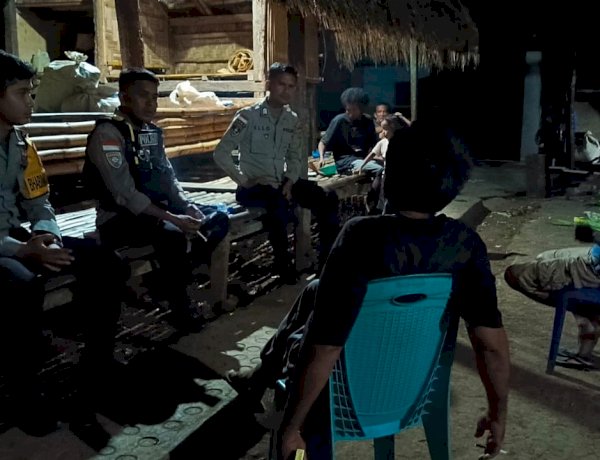 Patroli Malam Presisi Polsek Kodi Bangedo Tingkatkan Kewaspadaan Masyarakat terhadap Pencurian Hewan Ternak
