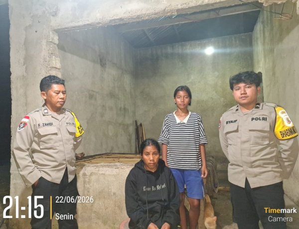 Patroli Cipta Kondisi Polsek Kodi, Polisi Ajak Masyarakat Desa Pero Batang Bersama Jaga Kamtibmas