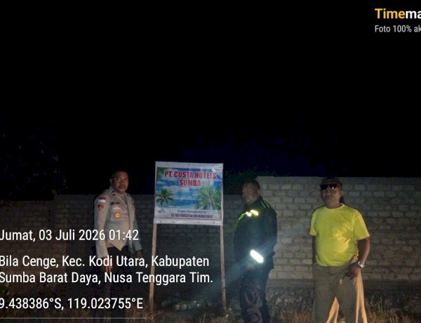 Polsek Kodi Utara Intensifkan Patroli Cipkon di Jalur Rawan, Antisipasi Kejahatan Jalanan dan Pencurian Ternak