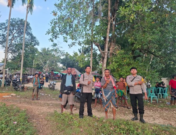Polsek Kodi Intensifkan KRYD, Berikan Imbauan Kamtibmas kepada Warga di Desa Kapaka Madeta