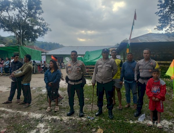 Polsek Wewewa Barat Amankan Pertandingan Camat Wewewa Barat Cup I 2026, Seluruh Rangkaian Berjalan Aman dan Kondusif