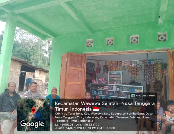 Patroli Sambang Polsek Wewewa Selatan Perkuat Kehadiran Polri di Tengah Masyarakat