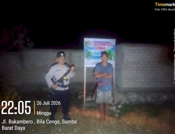 Polsek Kodi Utara Intensifkan Patroli Cipkon, Ciptakan Rasa Aman di Tengah Masyarakat