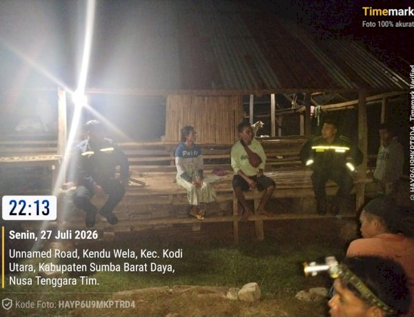 Polsek Kodi Utara Gelar Patroli Cipta Kondisi, Situasi Kamtibmas Terpantau Aman
