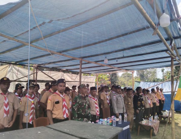 Polsek Wewewa Timur Pastikan Peringatan Hari Pramuka ke-65 Berlangsung Aman dan Lancar